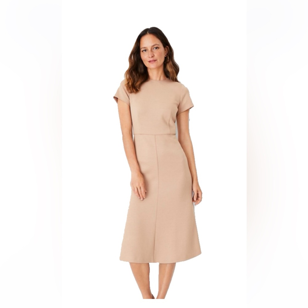 NWT Ann Taylor The Petite Flare Deess in Double Knit Size 4P